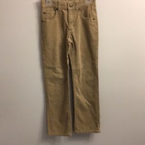 Gymboree 6 Corduroy Khaki color adjustable waist